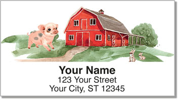 Farm Baby Address Labels