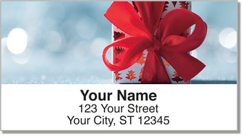 Christmas Bow Address Labels