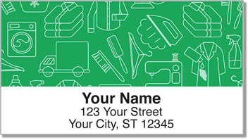 Dry Cleaning Address Labels