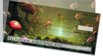 Woodland Toadstool Side Tear Checks