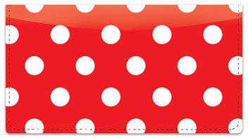 Polka Dot Checkbook Cover