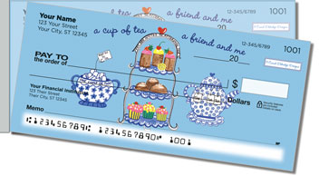 Carol Eldridge Tea Time Side Tear Checks