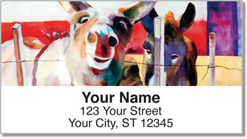 Kay Smith Donkey Address Labels