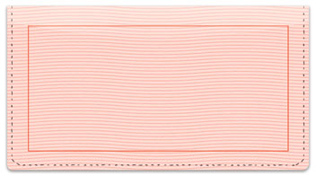 Pink Safety Checkbook Cover