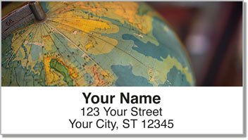 Map of the World Address Labels
