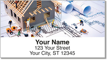 Home Construction Address Labels
