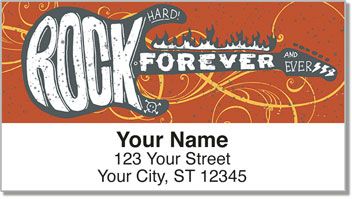 Scroll Guitar Address Labels