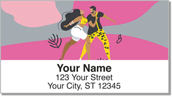 Salsa Dancing Address Labels