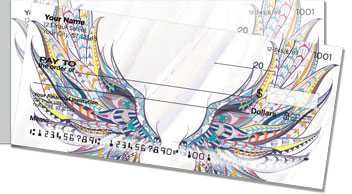 Colored Wings Side Tear Checks
