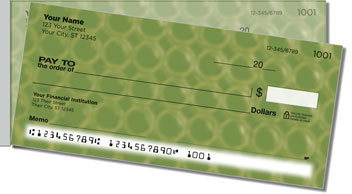 Bubble Pattern Side Tear Checks