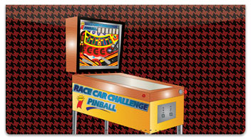 Pinball Checkbook Cover