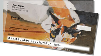 Calico Cat Side Tear Checks