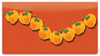 Pepper String Checkbook Cover