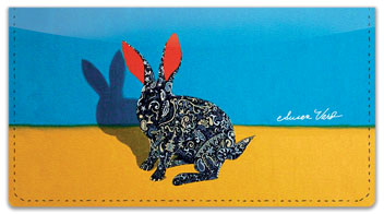 Abstract Animal Checkbook Cover