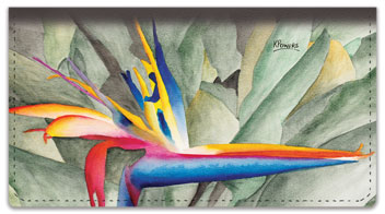 Floral Series 6 Checkbook Cover
