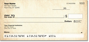 Weathered Paper Checks