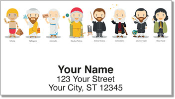 Great Inventors Address Labels