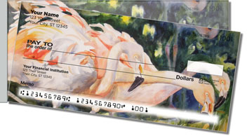 Kay Smith Flamingo Side Tear Checks