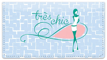 Paris Fun Checkbook Cover