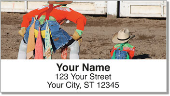 Rodeo Clown Address Labels