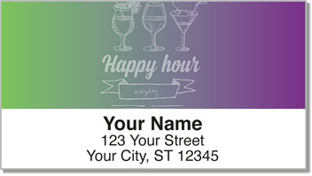 Drink Up Address Labels