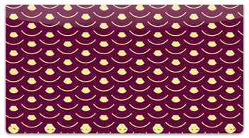 Overlap Pattern Checkbook Cover