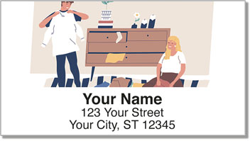 Cleaning House Address Labels