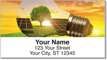 Green Living Address Labels
