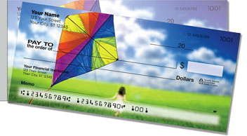 Colorful Kite Side Tear Checks