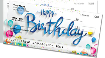 Birthday Side Tear Checks