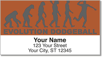 Dodgeball Address Labels