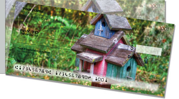 Unique Birdhouse Side Tear Checks
