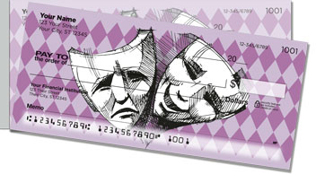 Drama Mask Side Tear Checks