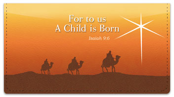 Nativity Scene Checkbook Cover