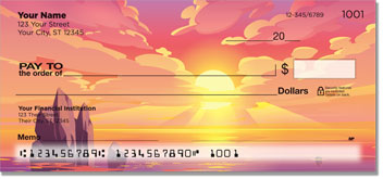 Striking Sunset Checks