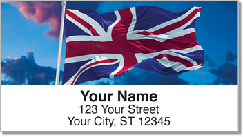 British Address Labels