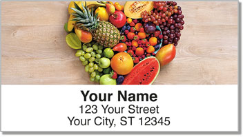 I Love Food Address Labels