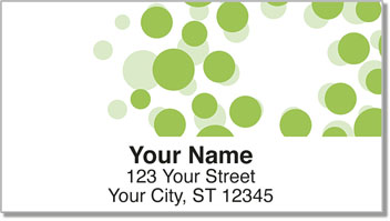 Dot & Swirl Address Labels