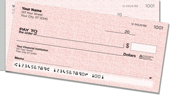 Pink Linen Side Tear Checks