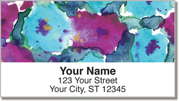 Bold Floral Address Labels