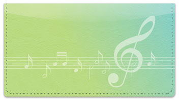 Musical Note Checkbook Cover