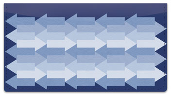 Monochrome Arrow Checkbook Cover
