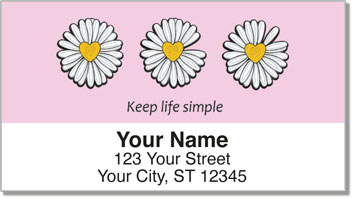 Daisy Design Address Labels