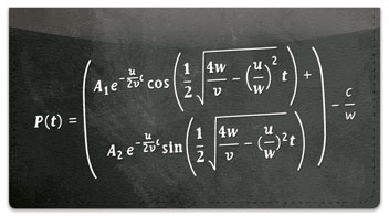 Math Equation Checkbook Cover