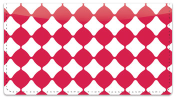 Magenta Bead Checkbook Cover