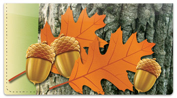 Leaf Collection Checkbook Cover