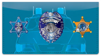 Law Enforcement Checkbook Cover