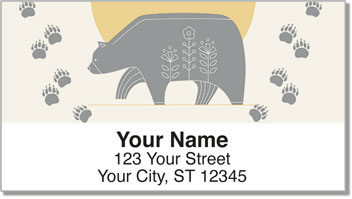 Animal Track Address Labels