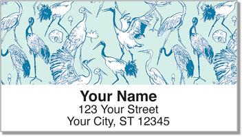 Blue Heron Address Labels