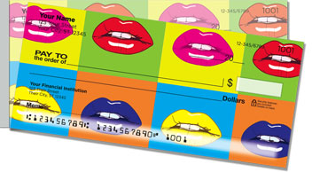 Pop Art Side Tear Checks